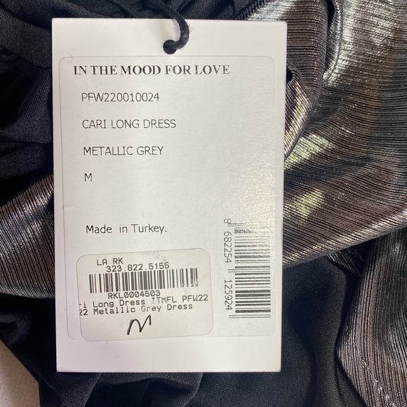 In The Mood For Love Cari Metallic Body-Con Maxi Dress - Picture 9 of 10